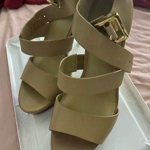 Gently worn Michael Kors heeled sandals